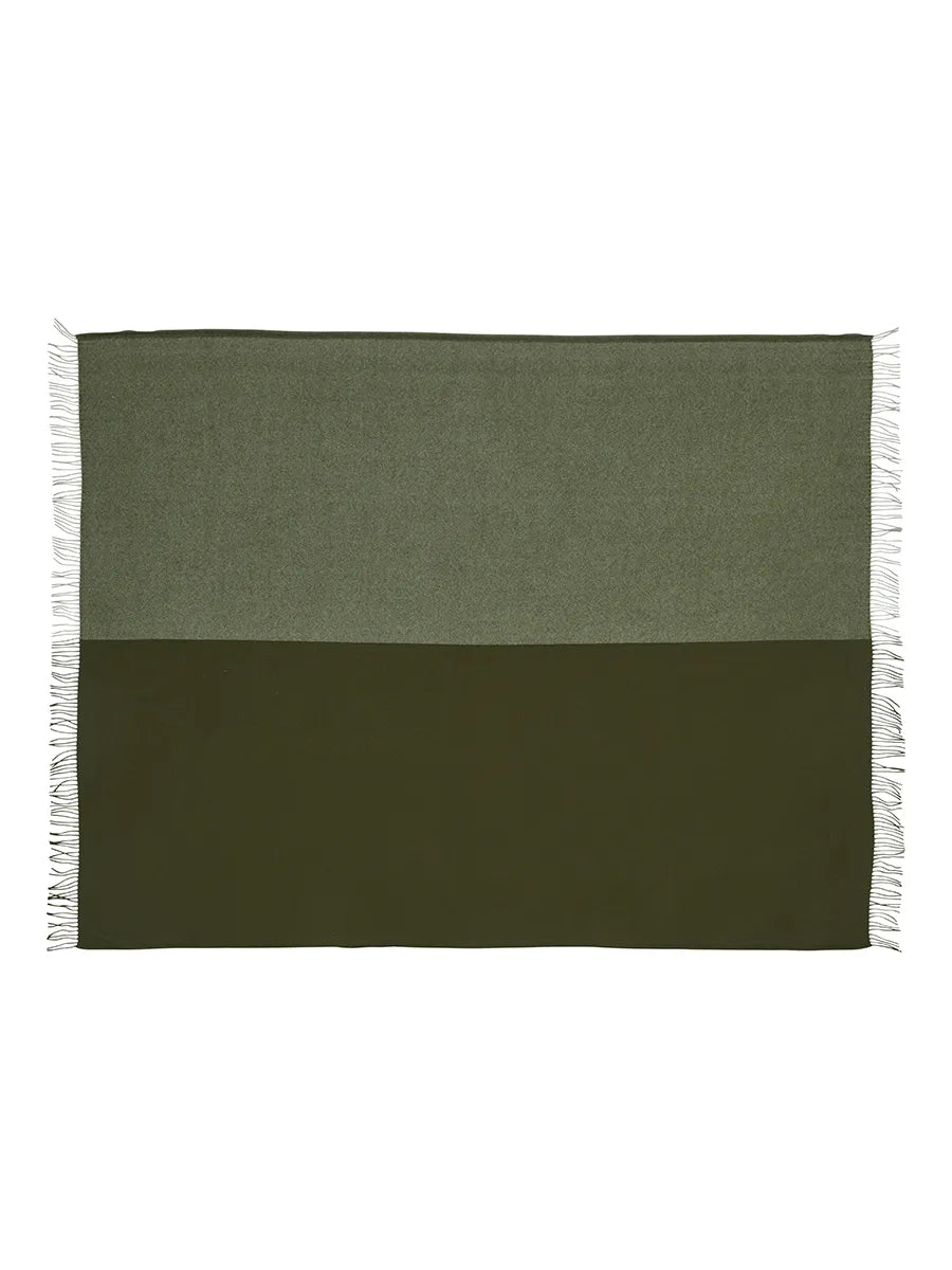 Secret Plaid, moss/seaweed fra Silkeborg Uldspinderi