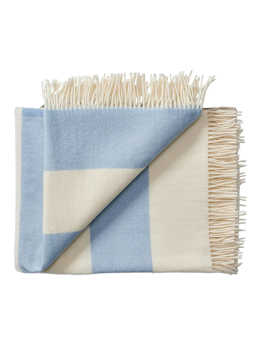 The Sweater Plaid, blue fra Silkeborg Uldspinderi