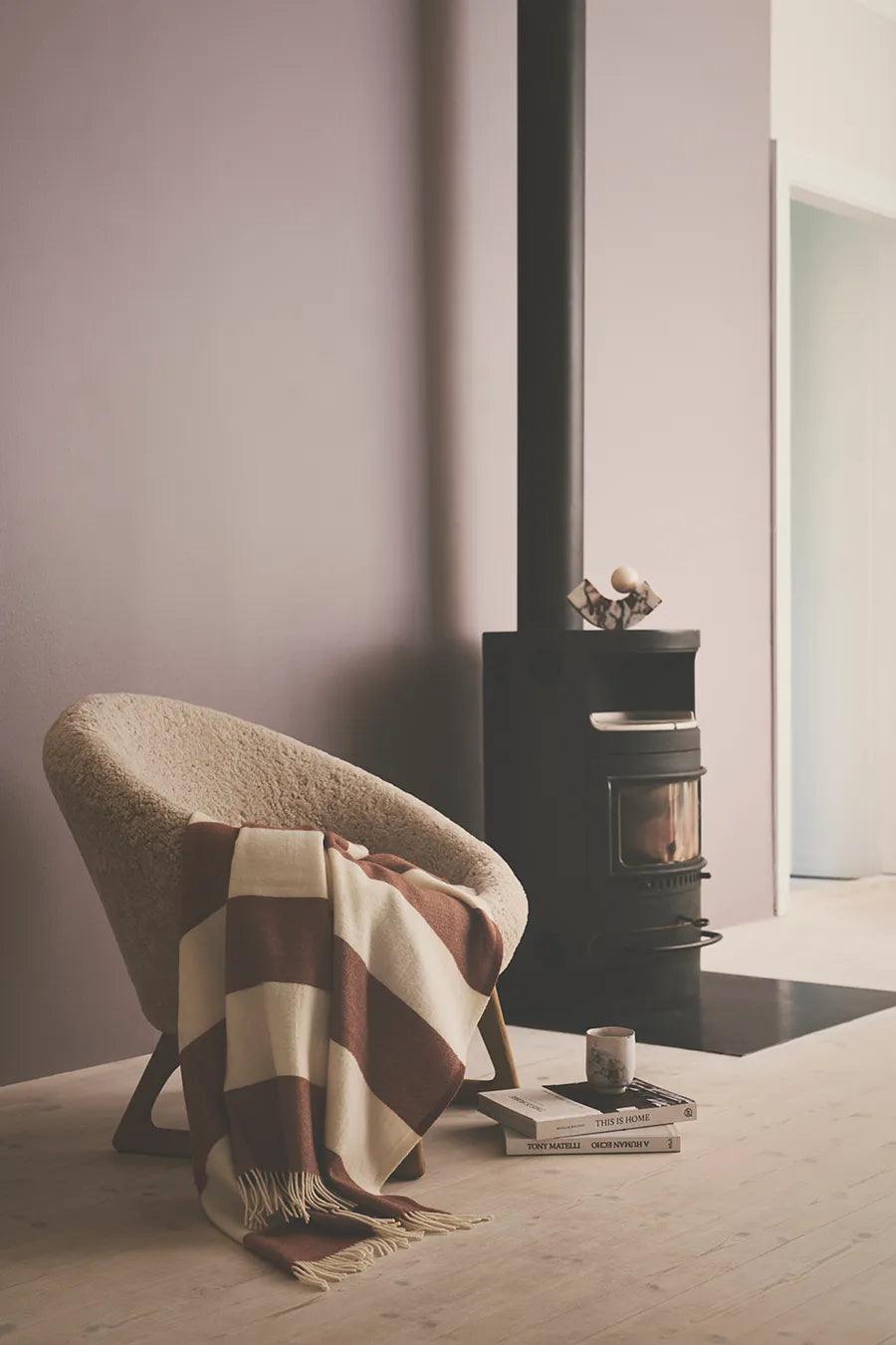 The Sweater Plaid, brown fra Silkeborg Uldspinderi