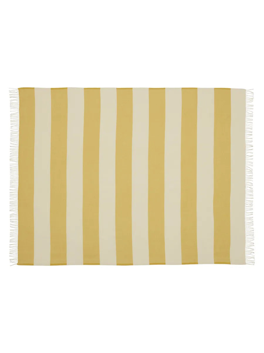 The Sweater Plaid, golden yellow fra Silkeborg Uldspinderi