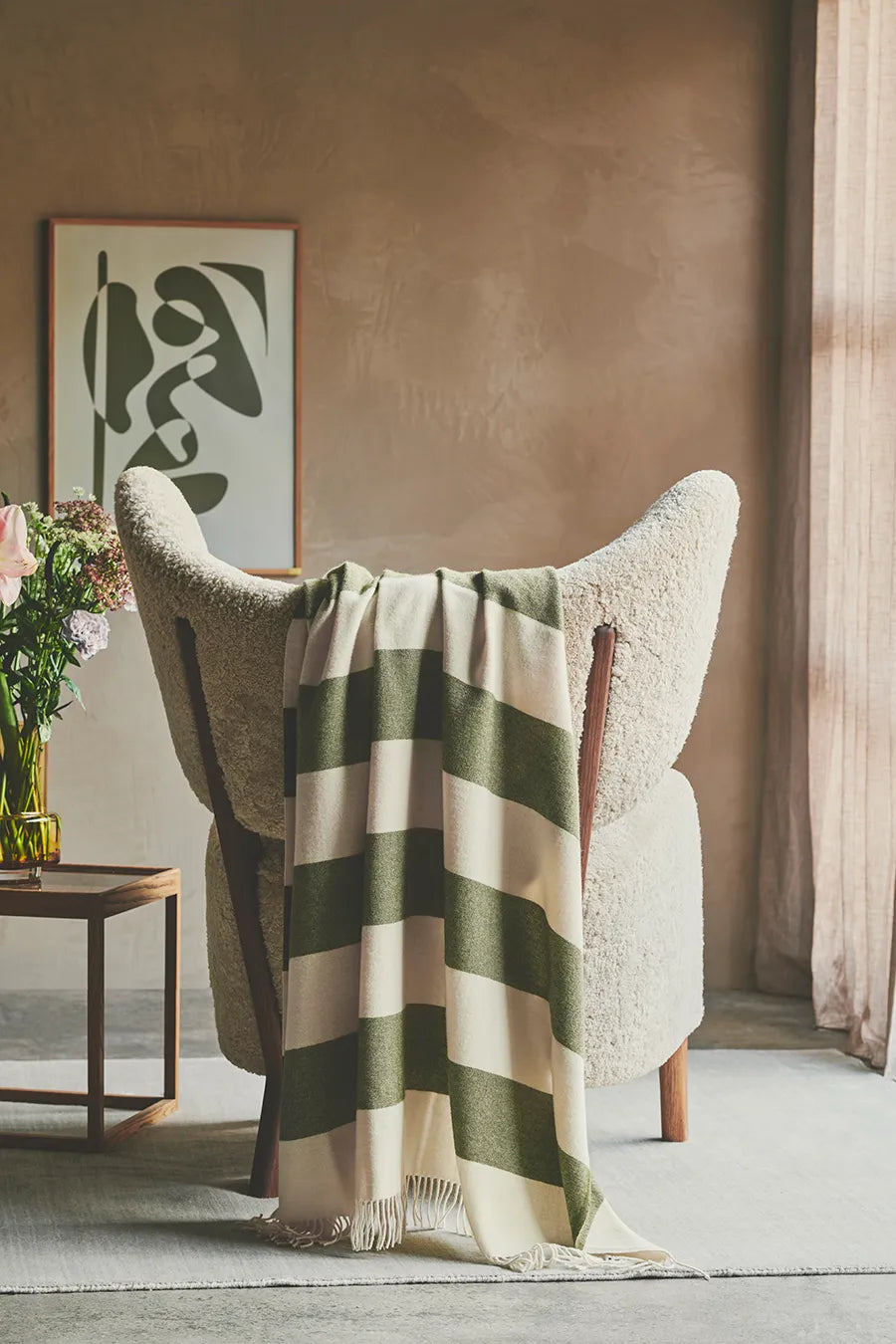 The Sweater Plaid, green fra Silkeborg Uldspinderi