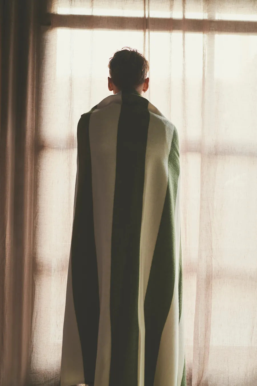 The Sweater Plaid, green fra Silkeborg Uldspinderi