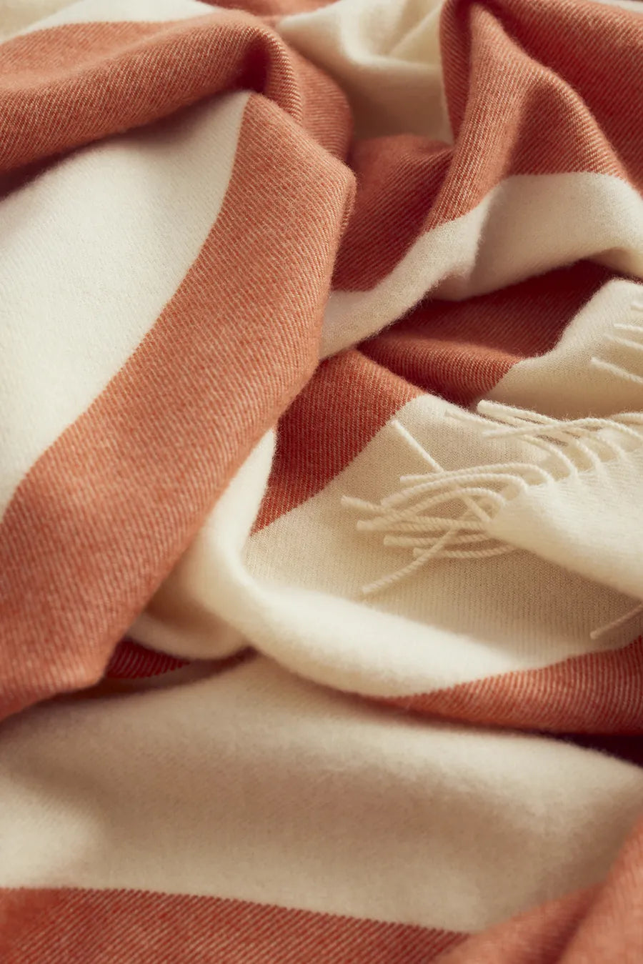 The Sweater Plaid, orange fra Silkeborg Uldspinderi