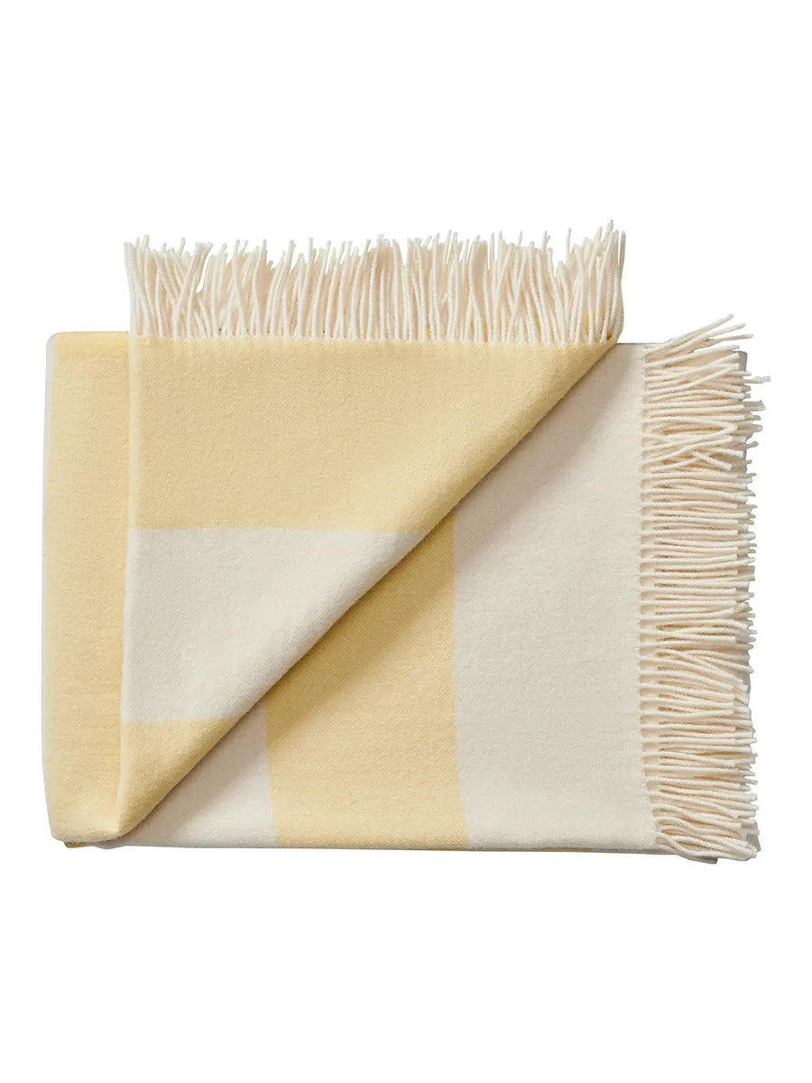 The Sweater Plaid, yellow fra Silkeborg Uldspinderi