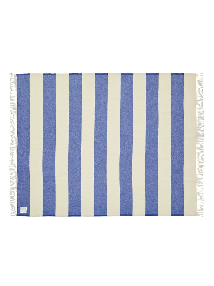 The Sweater Plaid, cobalt fra Silkeborg Uldspinderi