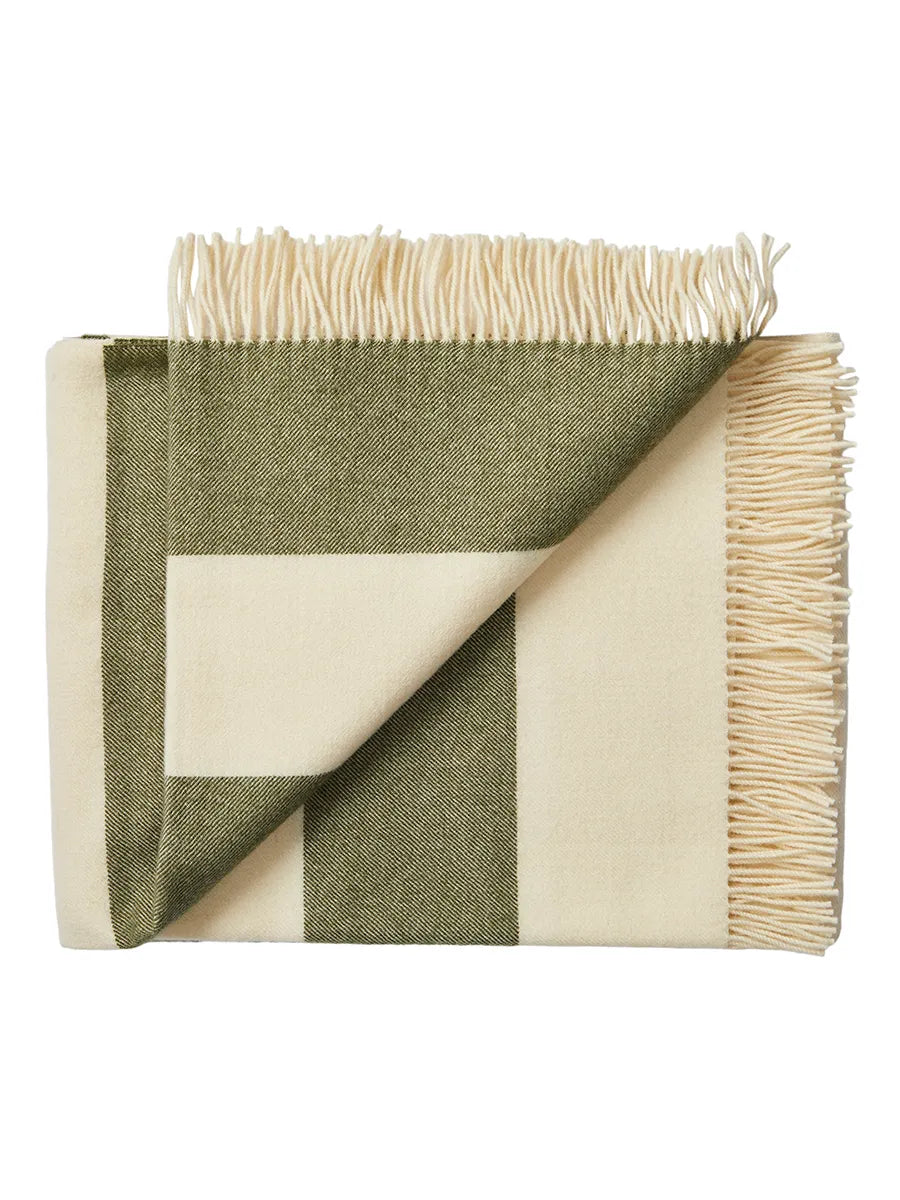 The Sweater Plaid, green fra Silkeborg Uldspinderi