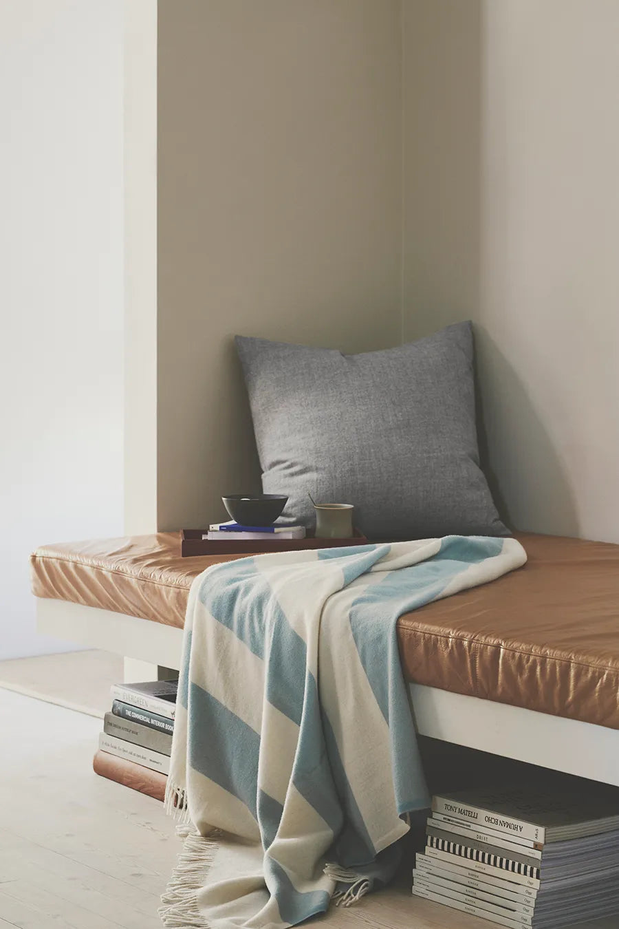 The Sweater Plaid, blue fra Silkeborg Uldspinderi