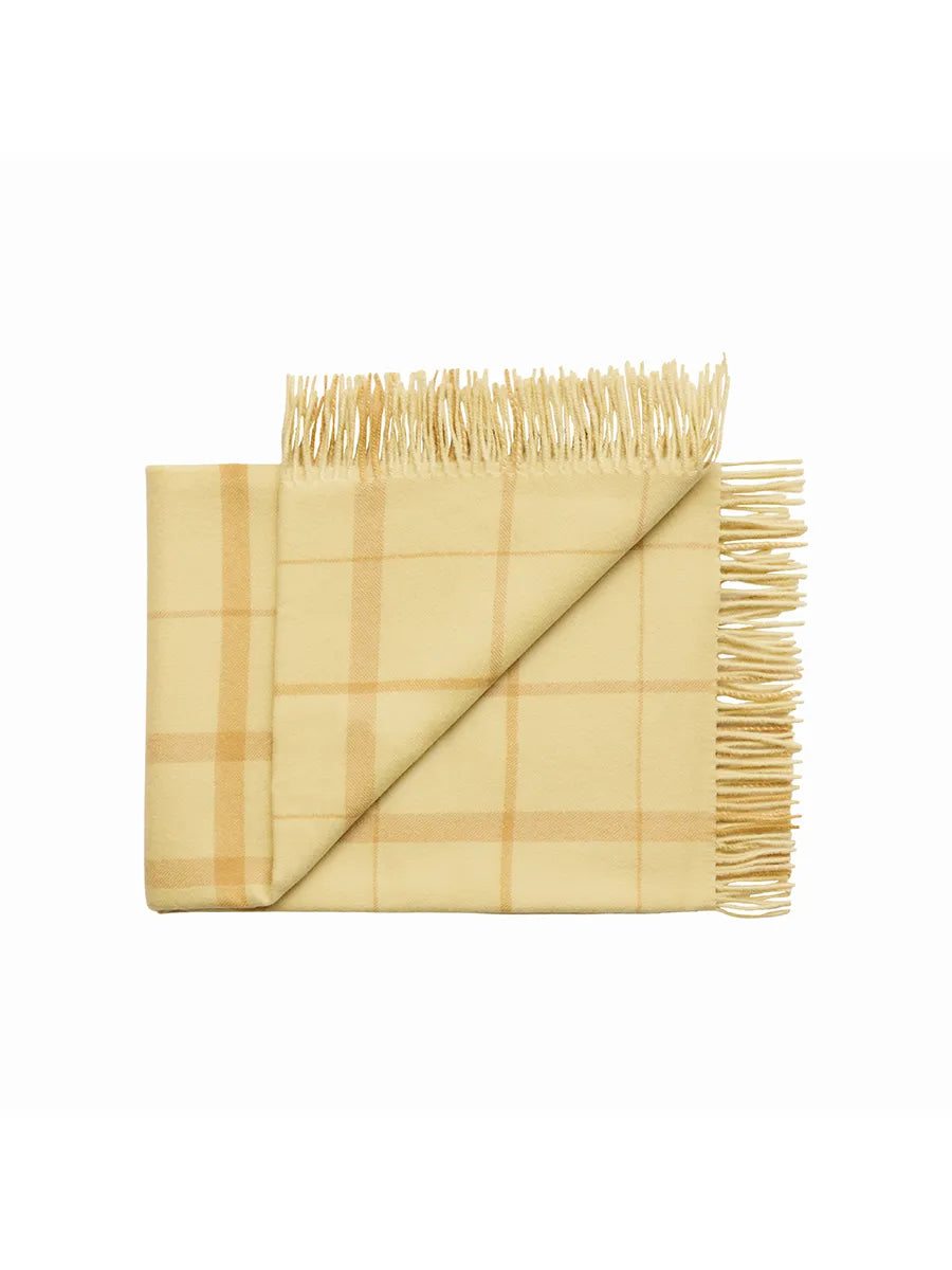 Warp & Weft Plaid, chamomile/mustard fra Silkeborg Uldspinderi