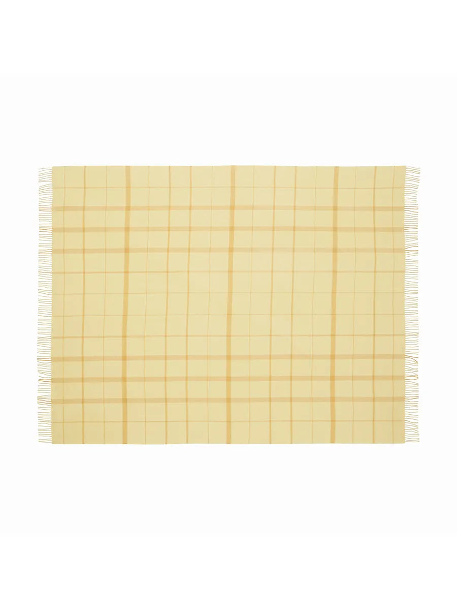Warp & Weft Plaid, chamomile/mustard fra Silkeborg Uldspinderi