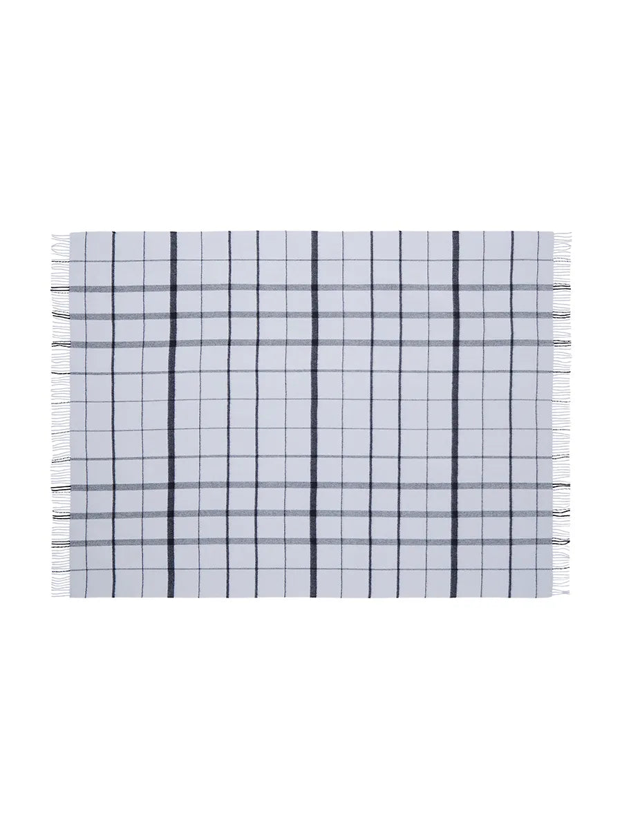 Warp & Weft Plaid, concrete/midnight fra Silkeborg Uldspinderi - 4 - Jacobsen Plus