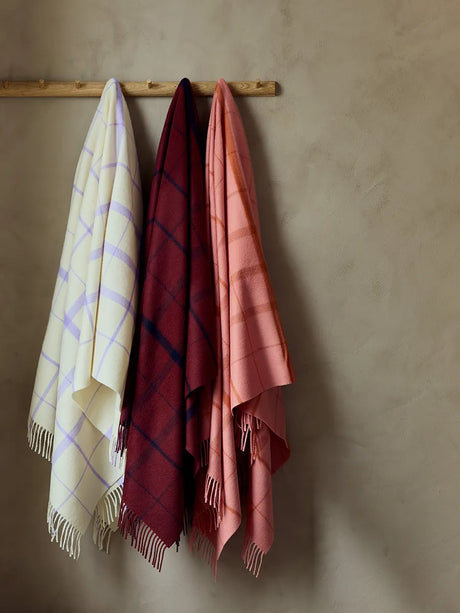Warp & Weft Plaid, coral/amber fra Silkeborg Uldspinderi - 4 - Jacobsen Plus