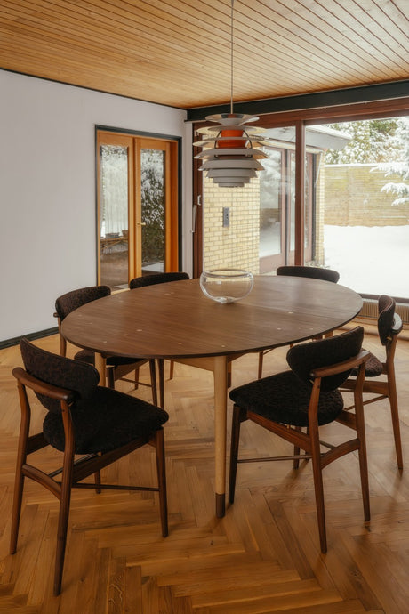 108 Chair, valnød af Finn Juhl - Hallingdal 100 - Jacobsen Plus