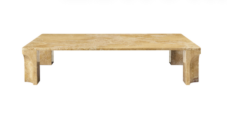 Gubi Doric Sofabord, 140x80 cm - Honey Amber Marble - Jacobsen Plus