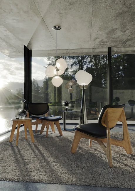 Slab Lounge Chair fra Tom Dixon - Natural Oak - Royal 0162 - Jacobsen Plus
