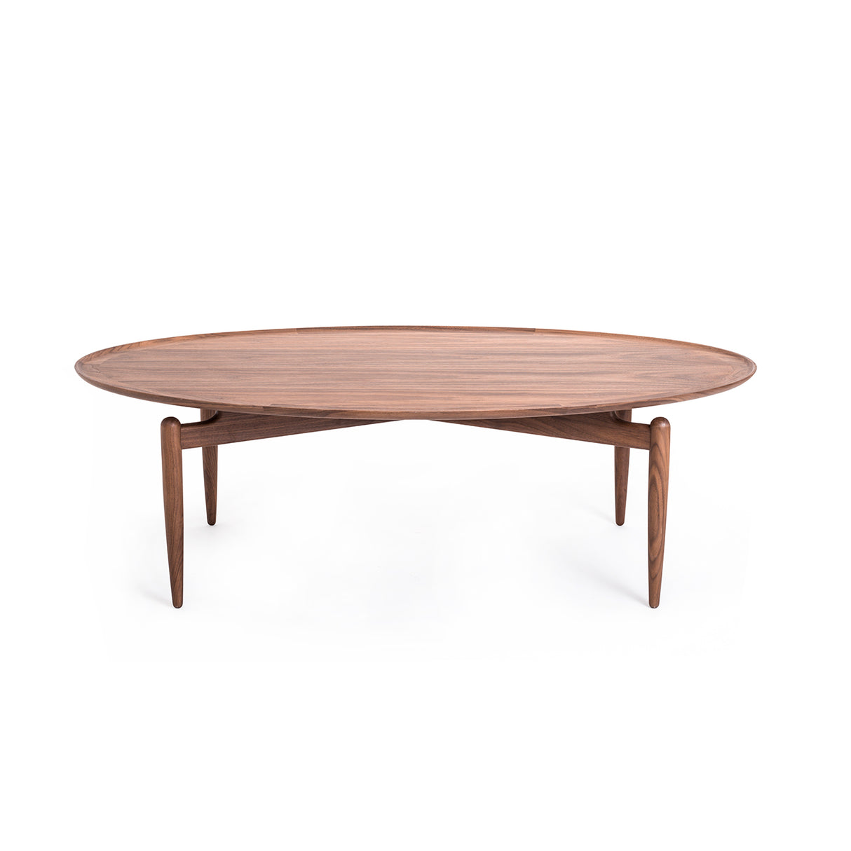 Slow Oval sofabord, valnød fra Stellar Works - 1 - Jacobsen Plus