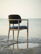 Slow spisebordsstol, eg sort læder fra Stellar Works - 2 - Jacobsen Plus