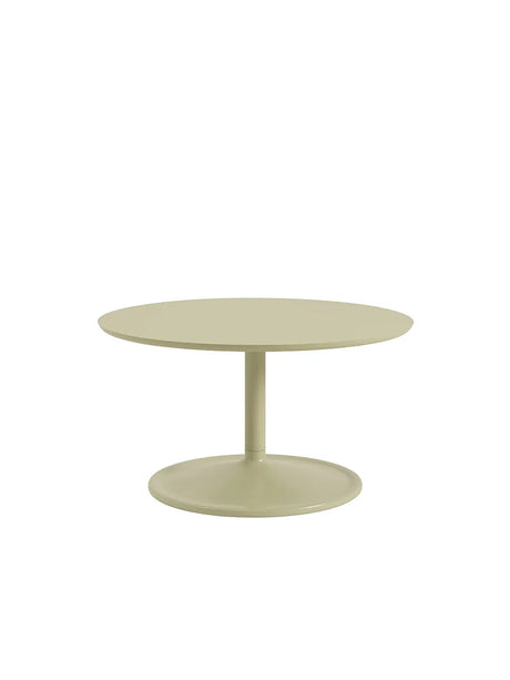 Soft Coffee Table, Ø75 fra Muuto - Beige Green Laminat - Jacobsen Plus
