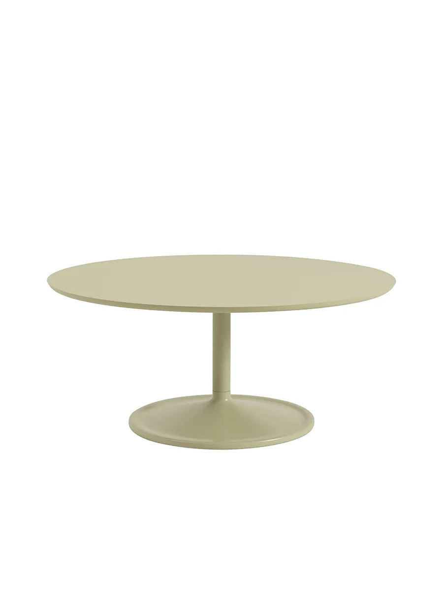 Soft Coffee Table, Ø95 fra Muuto - Beige Green Laminat - Jacobsen Plus