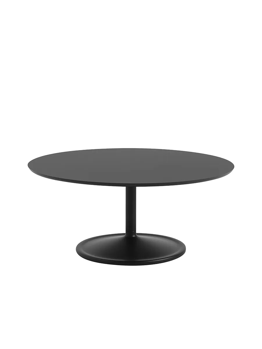 Soft Coffee Table, Ø95 fra Muuto - Black Nanolaminat - Jacobsen Plus