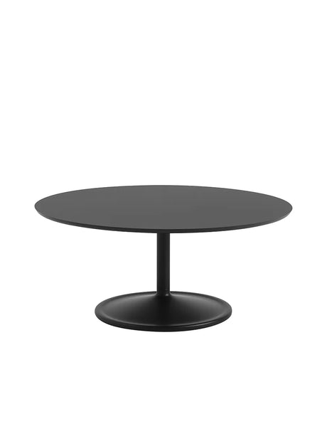 Soft Coffee Table, Ø95 fra Muuto - Black Nanolaminat - Jacobsen Plus