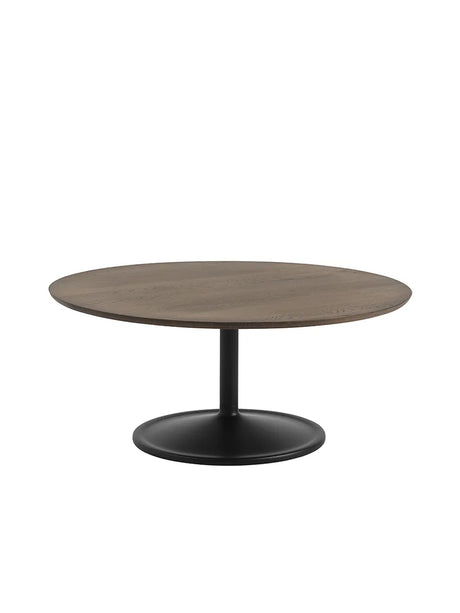 Soft Coffee Table, Ø95 fra Muuto - Dark Oiled Oak - Jacobsen Plus