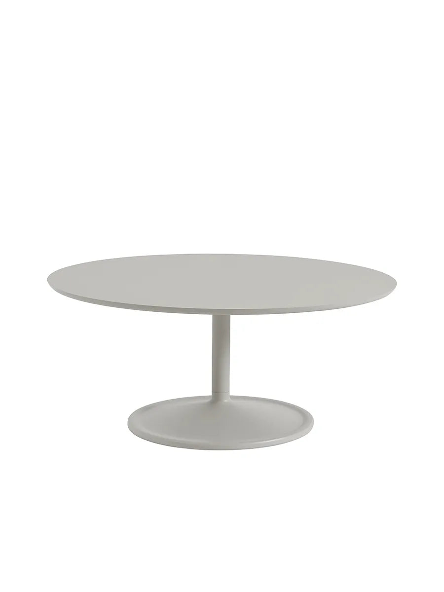 Soft Coffee Table, Ø95 fra Muuto - Grey Linoleum - Jacobsen Plus