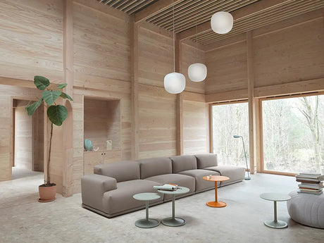 Connect Soft Modular 3 pers. sofa, kombination 1 fra Muuto - Re-Wool 128 - Jacobsen Plus