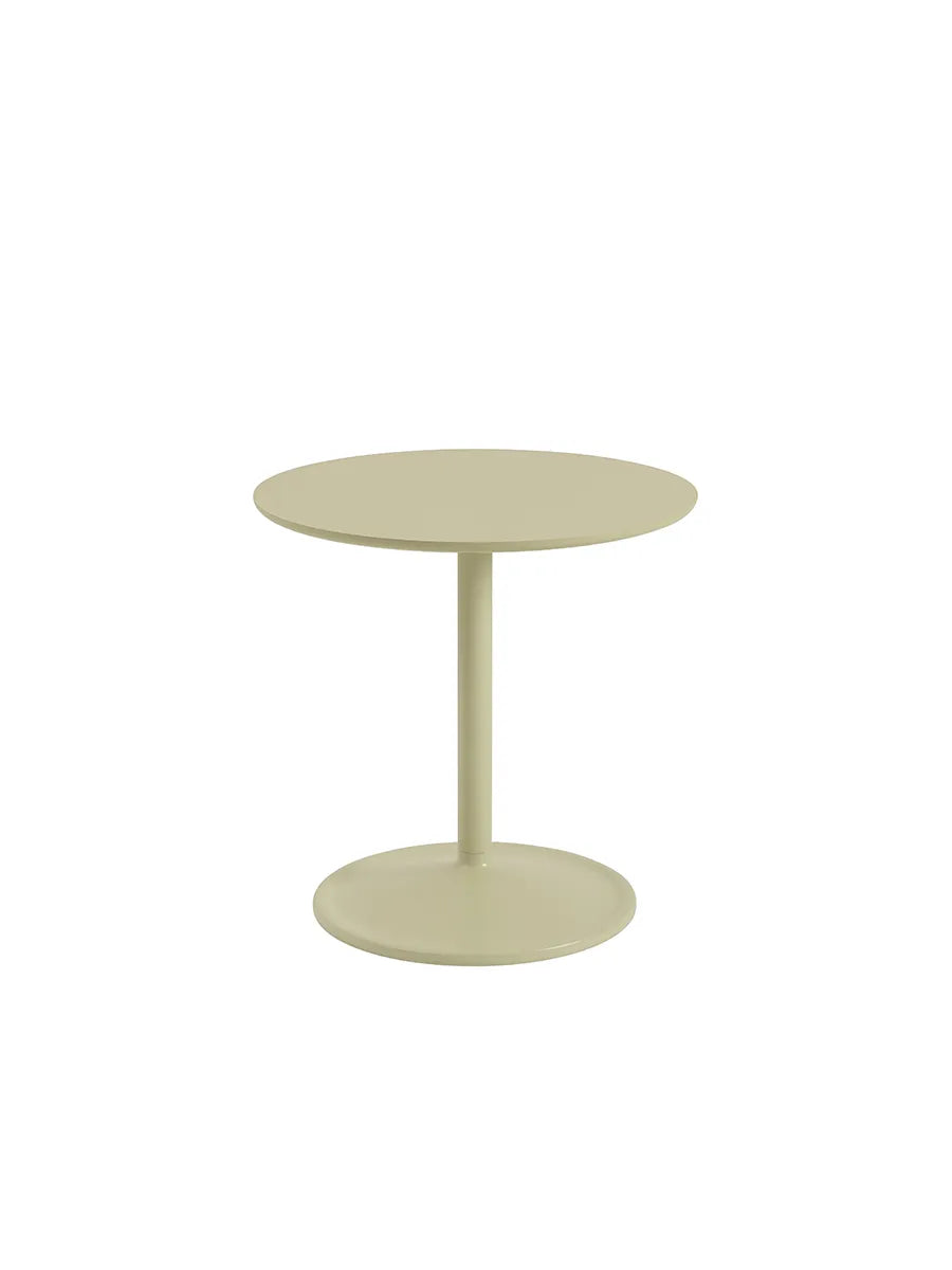 Soft Side Table, Ø48/H48 fra Muuto - Beige Green Laminat - Jacobsen Plus