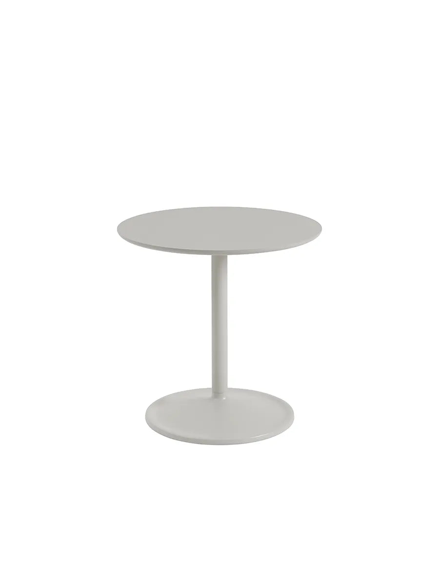 Soft Side Table, Ø48/H48 fra Muuto - Grey Linoleum - Jacobsen Plus