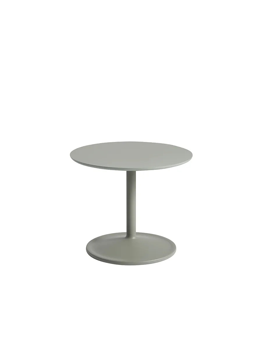 Soft Side Table, Ø48/H40 fra Muuto - Dusty Green Laminat - Jacobsen Plus
