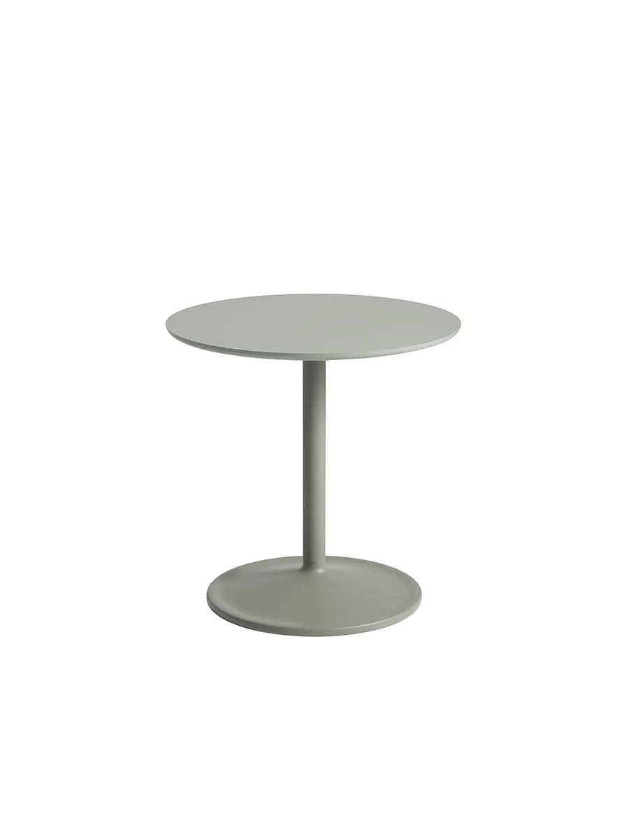 Soft Side Table, Ø48/H48 fra Muuto - Dusty Green Laminat - Jacobsen Plus