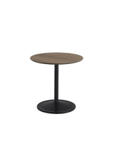 Soft Side Table, Ø48/H48 fra Muuto - Dark Oiled Oak - Jacobsen Plus