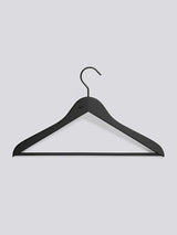 Soft Coat Hanger 4 stk. fra Hay - Slim w. bar / Sort - Jacobsen Plus