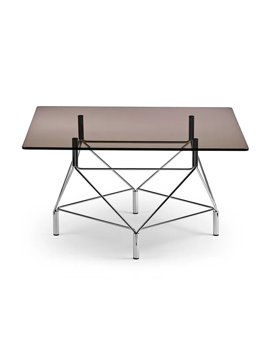 Spider Sofabord 80 x 80 cm, krom stel fra Eilersen