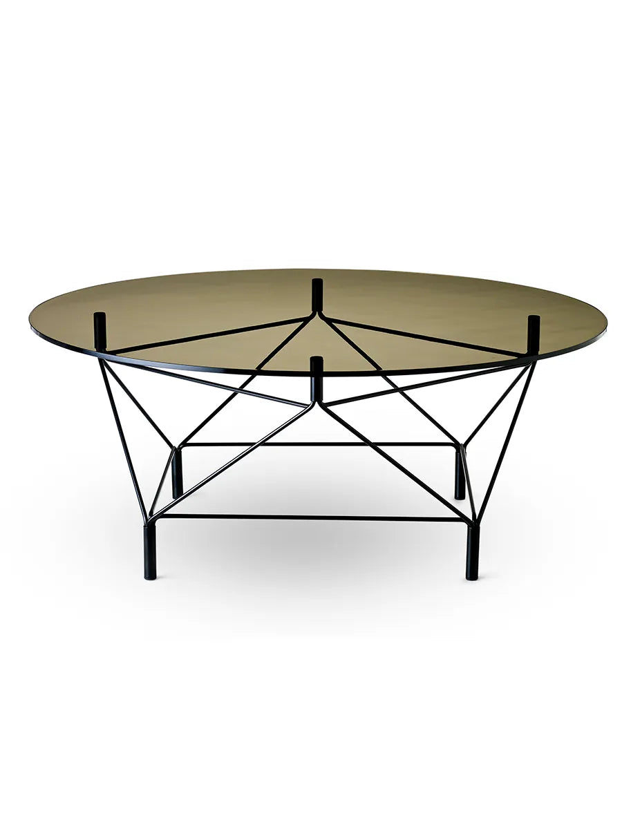 Spider Sofabord Ø 105 cm, sort stel fra Eilersen