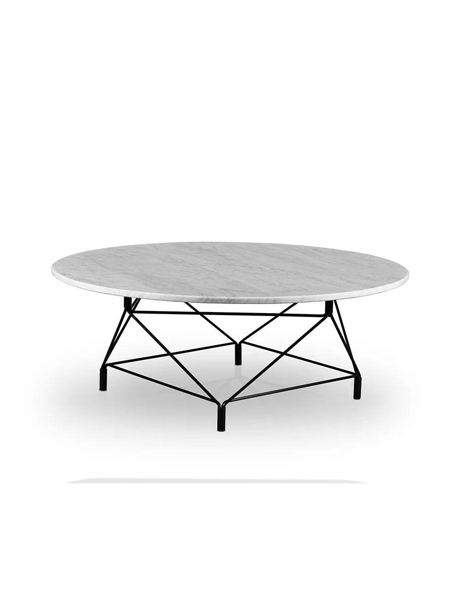 Spider Sofabord Ø 105 cm, sort stel fra Eilersen
