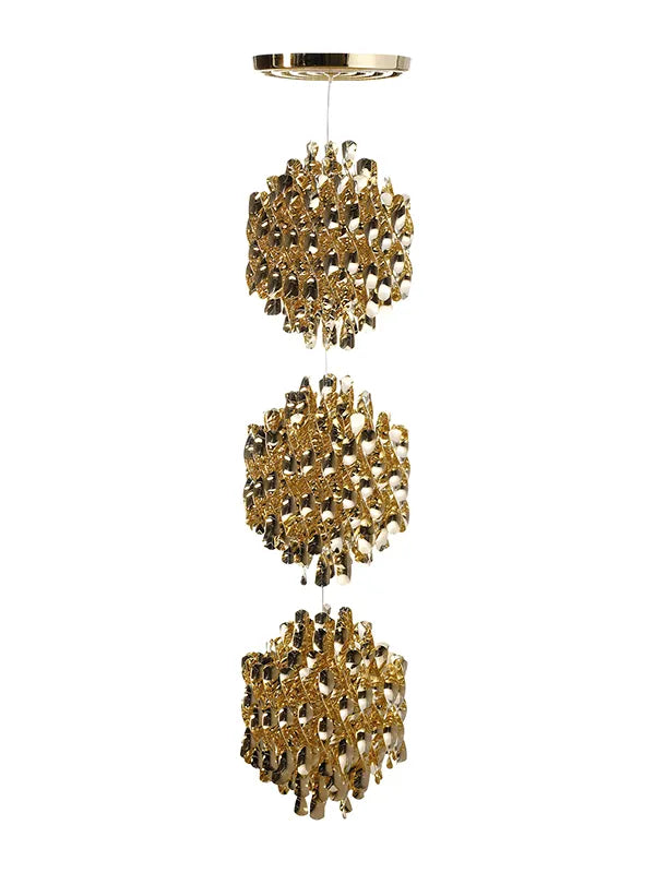 Spiral SP3 hængelampe af Verner Panton - Guld - Jacobsen Plus