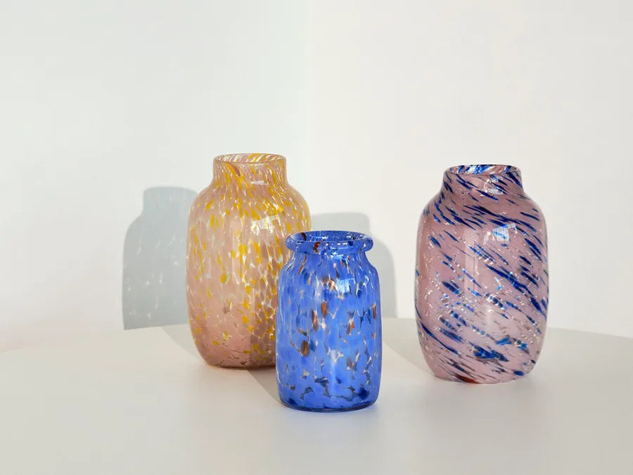 Splash Vase, Round light pink and yellow fra Hay - 2 - Jacobsen Plus