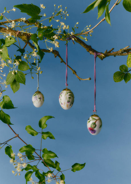 Forårskollektion 2026 mini æg, stedmoderblomst, 5 cm, 2 stk fra Royal Copenhagen - 2 - Jacobsen Plus