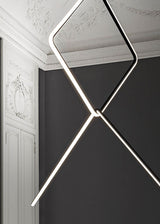 Arrangements 2, Square L / Broken Line inkl. baldakin fra Flos - 2 - Jacobsen Plus