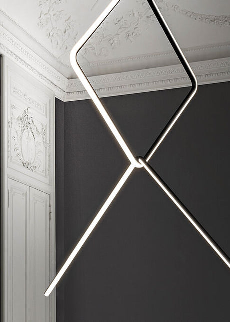 Arrangements 2, Square L / Broken Line inkl. baldakin fra Flos - 2 - Jacobsen Plus