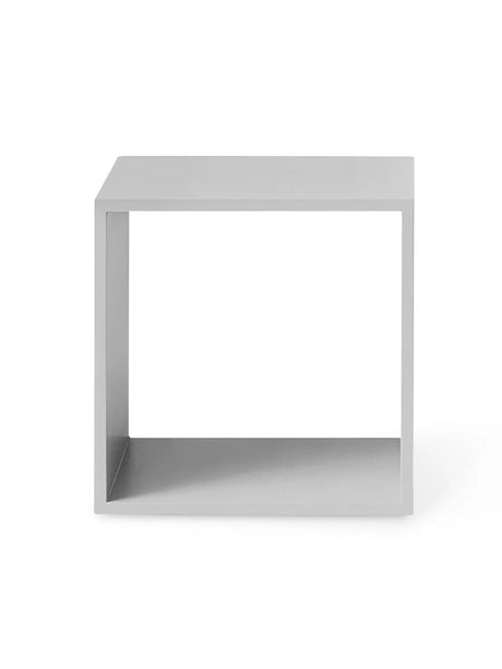 Stacked Reol, medium fra Muuto - Lysegrå / Åbent (uden ryg) - Jacobsen Plus