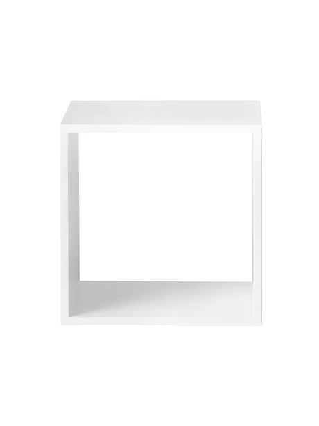 Stacked Reol, medium fra Muuto - Hvid / Åbent (uden ryg) - Jacobsen Plus
