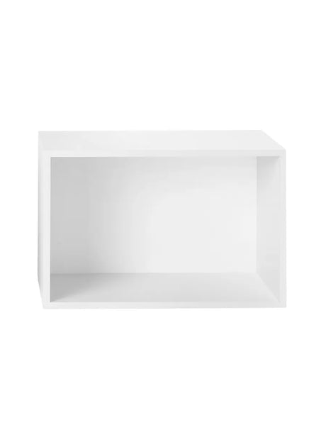 Stacked Reol, large fra Muuto - Hvid / Lukket (med ryg) - Jacobsen Plus