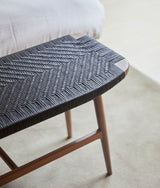 Freja bænk, valnød/sort flet fra Stellar Works - 4 - Jacobsen Plus