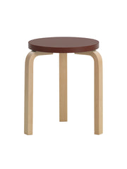 Limited Edition Stool 60, Mahogany Brown fra Artek