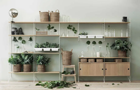 Skålhylde fra String - Hvid - Jacobsen Plus