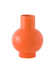 Strøm Vase, vibrant orange fra raawii