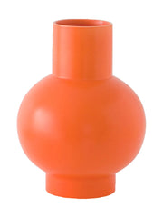 Strøm Vase, vibrant orange fra raawii