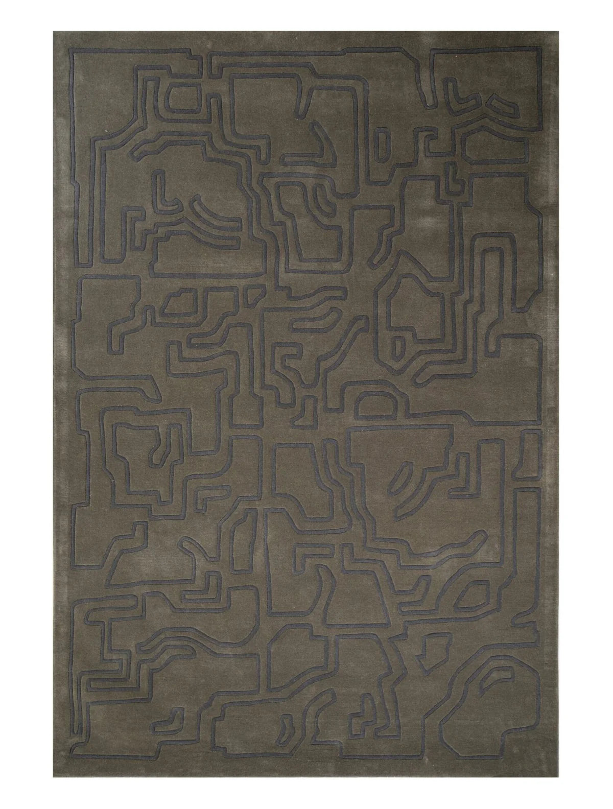 Structures 2.0 Tæppe, Arctic Green fra Massimo - 170 x 240 cm - Jacobsen Plus